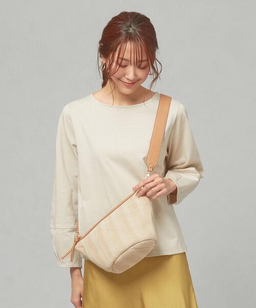 THE STATION STORE（ザ ステーション ストア）の「＜closet story＞ シート ポーチIN ショルダー トートバッグ（トートバッグ・レディース・ダークグレー/ベージュ・FREE）」の10枚目の写真