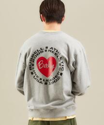Russell Athletic | 別注 [ラッセルアスレチック×バークレー] SC ★ RS/BL GLR ロゴ スウェット クルー(スウェット)