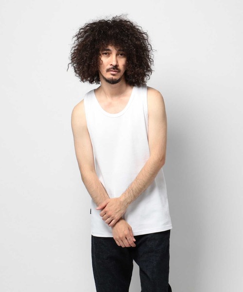 AVIREX（アヴィレックス）の「AVIREX/アヴィレックス/ -抗菌・防臭-【DAILY/デイリー】タンクトップ/TankTop（タンクトップ・メンズ・ホワイト/ブラック/グレー/チャコール・SMALL/MEDIUM/LARGE/X-LARGE）」の2枚目の写真