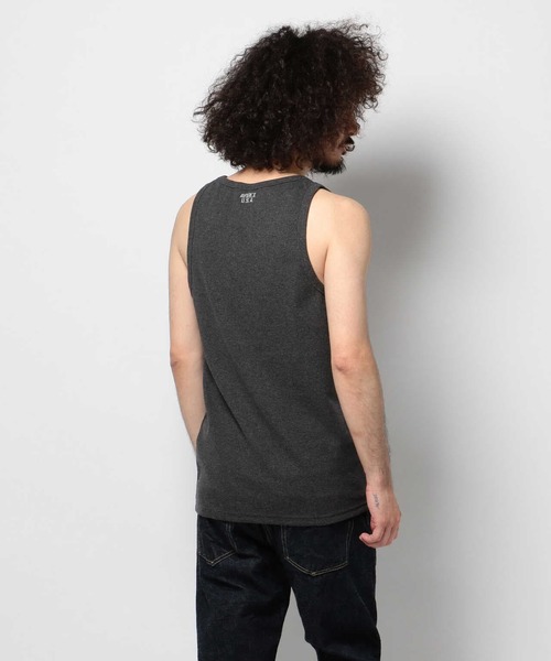 AVIREX（アヴィレックス）の「AVIREX/アヴィレックス/ -抗菌・防臭-【DAILY/デイリー】タンクトップ/TankTop（タンクトップ・メンズ・ホワイト/ブラック/グレー/チャコール・SMALL/MEDIUM/LARGE/X-LARGE）」の10枚目の写真