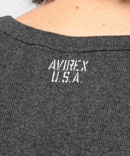 AVIREX（アヴィレックス）の「AVIREX/アヴィレックス/ -抗菌・防臭-【DAILY/デイリー】タンクトップ/TankTop（タンクトップ・メンズ・ホワイト/ブラック/グレー/チャコール・SMALL/MEDIUM/LARGE/X-LARGE）」の12枚目の写真