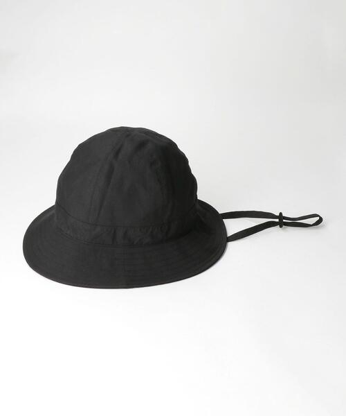 COMESANDGOES(カムズアンドゴーズ)の「<COMESANDGOES(カムズアンドゴーズ)> BALLOON HAT/ハット □□(ハット・メンズ・ブラック・FREE)」の2枚目の写真