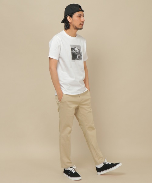 ikka(イッカ)の「汗染み軽減プリントT(Tシャツ/カットソー・メンズ・ホワイト/ネイビー/グレー/マスタード・L/S/XL/M)」の17枚目の写真