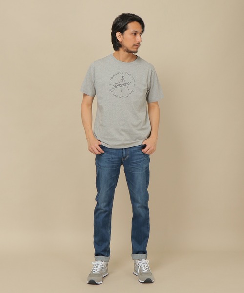 ikka(イッカ)の「汗染み軽減プリントT(Tシャツ/カットソー・メンズ・ホワイト/ネイビー/グレー/マスタード・L/S/XL/M)」の18枚目の写真