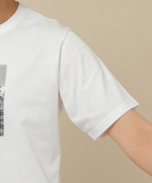 ikka(イッカ)の「汗染み軽減プリントT(Tシャツ/カットソー・メンズ・ホワイト/ネイビー/グレー/マスタード・L/S/XL/M)」の8枚目の写真
