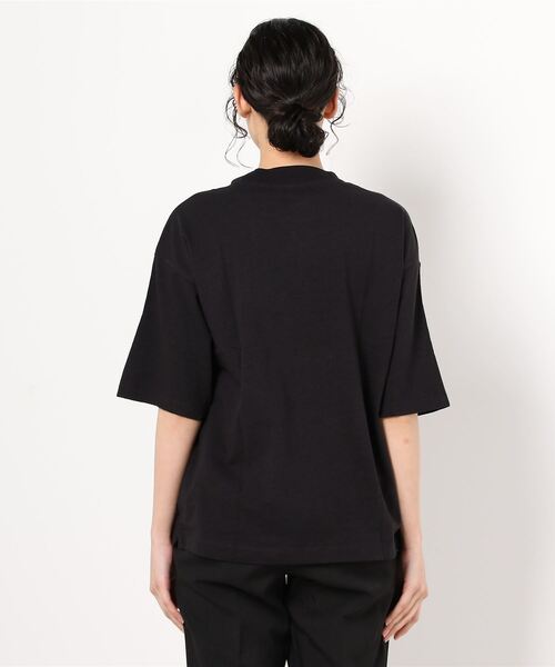 MAISON SCOTCH(メゾンスコッチ)の「リネンブレンド 半袖Tシャツ【161699】(Tシャツ/カットソー・レディース・ブラック・X-SMALL/SMALL)」の2枚目の写真