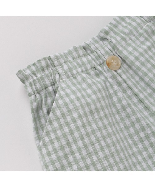 petit main（プティマイン）の「【miffy】バックミッフィーアップリケショートパンツ（その他パンツ・キッズ・オフホワイト/ライトグリーン/サックスブルー・80ｃｍ/90cm/110cm/100cm/120cm/130cm）」の7枚目の写真