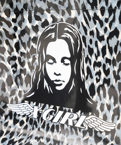 X-girl（エックスガール）の「ANGEL FACE BIG TOTE BAG（トートバッグ・レディース・ホワイト/ブラック/ベージュ・ONE SIZE）」の13枚目の写真