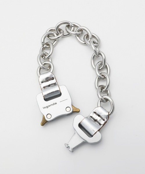 LEGENDA（レジェンダ）の「Heavy Chain Buckle Bracelet ～JAPAN MADE～（ブレスレット・メンズ・シルバー・FREE）」の4枚目の写真
