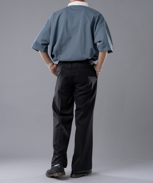 kutir（クティール）の「無地・ボーダーラガーシャツ（シャツ/ブラウス・メンズ・レッド/イエロー/サックスブルー/ダークブルー・MEDIUM/LARGE）」の19枚目の写真