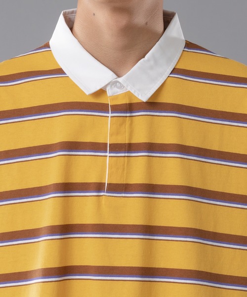 kutir（クティール）の「無地・ボーダーラガーシャツ（シャツ/ブラウス・メンズ・レッド/イエロー/サックスブルー/ダークブルー・MEDIUM/LARGE）」の17枚目の写真