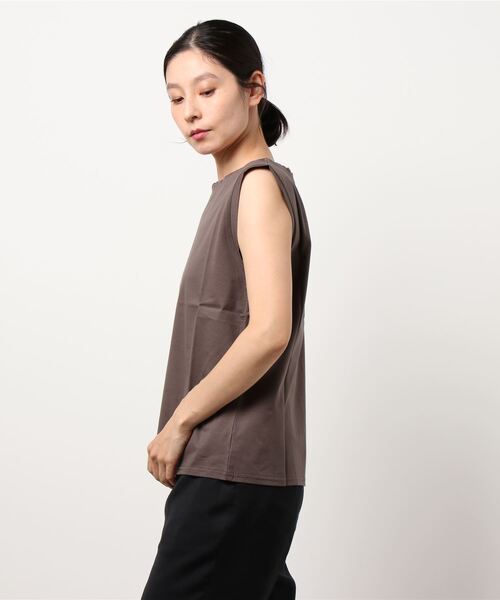 SHENERY（シーナリー）の「ノースリーブシルケットカットソー（Tシャツ/カットソー・レディース・オフホワイト/ピンク/ブルー/グレー系その他/レッド系その他/グリーン系その他/オレンジ・FREE）」の21枚目の写真