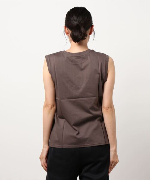 SHENERY（シーナリー）の「ノースリーブシルケットカットソー（Tシャツ/カットソー・レディース・オフホワイト/ピンク/ブルー/グレー系その他/レッド系その他/グリーン系その他/オレンジ・FREE）」の16枚目の写真