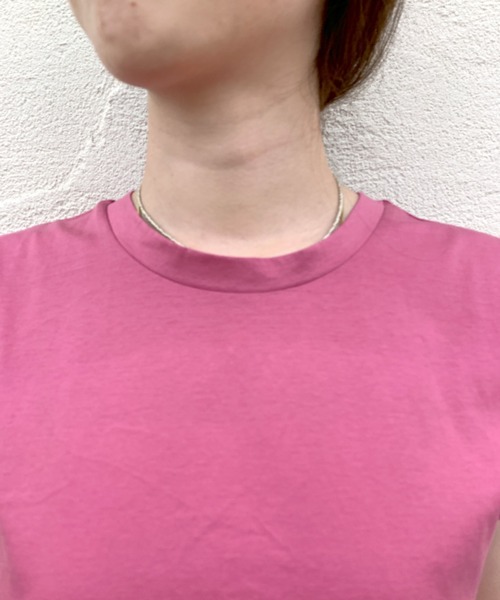 SHENERY（シーナリー）の「ノースリーブシルケットカットソー（Tシャツ/カットソー・レディース・オフホワイト/ピンク/ブルー/グレー系その他/レッド系その他/グリーン系その他/オレンジ・FREE）」の13枚目の写真