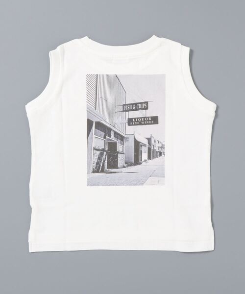 LOWRYS FARM（ローリーズファーム）の「プリントノースリーブ　948798（Tシャツ/カットソー・キッズ・ブラック/グレー/オフホワイト・110cm/120cm/130cm）」の5枚目の写真