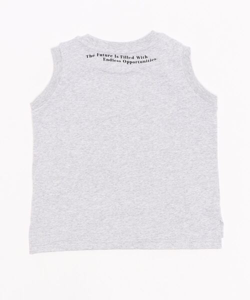 LOWRYS FARM（ローリーズファーム）の「プリントノースリーブ　948798（Tシャツ/カットソー・キッズ・ブラック/グレー/オフホワイト・110cm/120cm/130cm）」の4枚目の写真