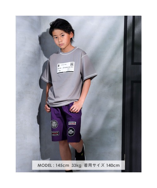 RAD CUSTOM（ラッドカスタム）の「RAD CUSTOM/フロント パッチ Tシャツ(120~160cm)（Tシャツ/カットソー・キッズ・グレー/ブラック・140/130/160/120/150）」の15枚目の写真