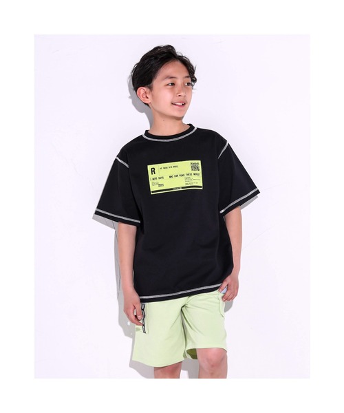 RAD CUSTOM（ラッドカスタム）の「RAD CUSTOM/フロント パッチ Tシャツ(120~160cm)（Tシャツ/カットソー・キッズ・グレー/ブラック・140/130/160/120/150）」の16枚目の写真