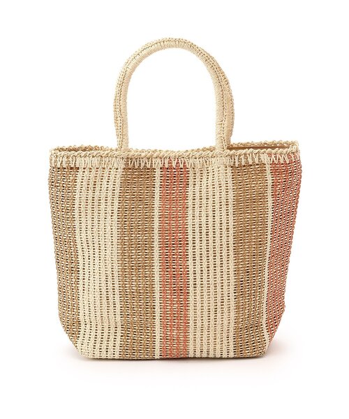 DRESKIP（ドレスキップ）の「◆ストライプ雑材トート（トートバッグ・レディース・ブルー系2/チャコール/オレンジ系その他4/ブラウン系3・00）」の7枚目の写真