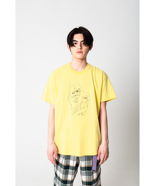 Revo.(レボ)の「藍にいな × PALM/STRIPES 【 狭い愛から抜け出して 】(Tシャツ/カットソー・レディース・ホワイト/イエロー・M/S/XL/L)」の18枚目の写真