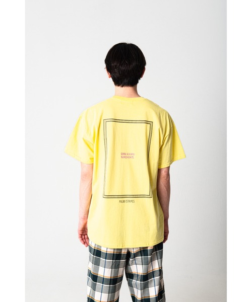 Revo.(レボ)の「藍にいな × PALM/STRIPES 【 狭い愛から抜け出して 】(Tシャツ/カットソー・レディース・ホワイト/イエロー・M/S/XL/L)」の17枚目の写真