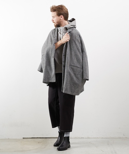 SETTO（セット）の「WIDE TROUSERS：ワイドトラウザー（チノパンツ・メンズ・ブラック・32inch/34inch/26inch/30 inch）」の6枚目の写真