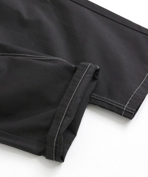 SETTO（セット）の「WIDE TROUSERS：ワイドトラウザー（チノパンツ・メンズ・ブラック・32inch/34inch/26inch/30 inch）」の7枚目の写真