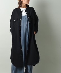 INTERPLANET | バンドカラーデニムシャツワンピース(シャツワンピース)