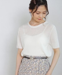 【WEB限定】ショートスリーブサマーニット