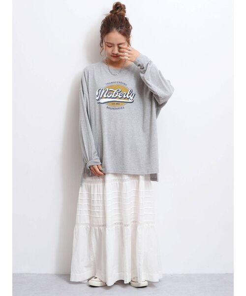 Ungrid(アングリッド)の「コットンレースマキシスカート(スカート・レディース・ブラック/オフホワイト・FREE)」の21枚目の写真