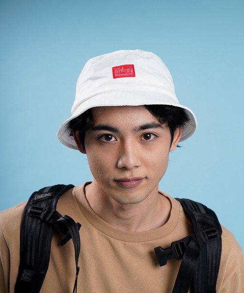 Manhattan Portage(マンハッタンポーテージ)の「Manhattan Portage/マンハッタンポーテージ ハット Bucket Hat MP084(ハット・メンズ・ベージュ/ブラック/オフホワイト・FREE)」の12枚目の写真