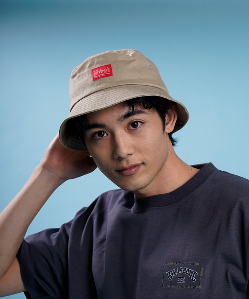 Manhattan Portage(マンハッタンポーテージ)の「Manhattan Portage/マンハッタンポーテージ ハット Bucket Hat MP084(ハット・メンズ・ベージュ/ブラック/オフホワイト・FREE)」の6枚目の写真