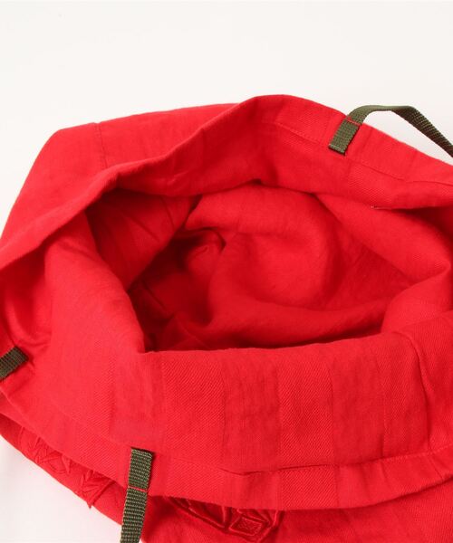 BEARDSLEY(ビアズリー)の「リネンワッペントート(トートバッグ・レディース・レッド/ホワイト・FREE)」の4枚目の写真