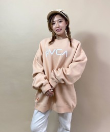 RVCA/ルーカ ビッグシルエット フロントロゴトレーナー BB044-009
