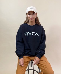 RVCA/ルーカ ビッグシルエット フロントロゴトレーナー BB044-009