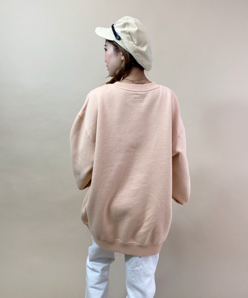 RVCA(ルーカ)の「RVCA/ルーカ ビッグシルエット フロントロゴトレーナー BB044-009(スウェット・レディース・ブラック/ブラウン/ピンク・S/XS)」の17枚目の写真
