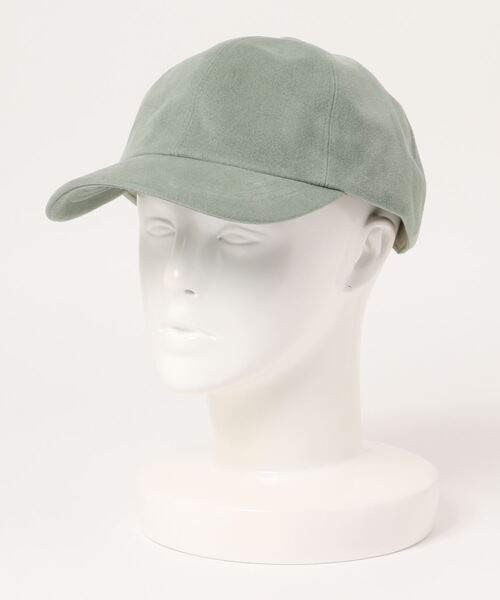 OVERRIDE（オーバーライド）の「OVERRIDE FAKE SUEDE 6P CAP（キャップ・メンズ・ブラック/ベージュ/グリーン/キャメル・57~59cm）」の7枚目の写真