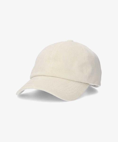 OVERRIDE（オーバーライド）の「OVERRIDE FAKE SUEDE 6P CAP（キャップ・メンズ・ブラック/ベージュ/グリーン/キャメル・57~59cm）」の22枚目の写真