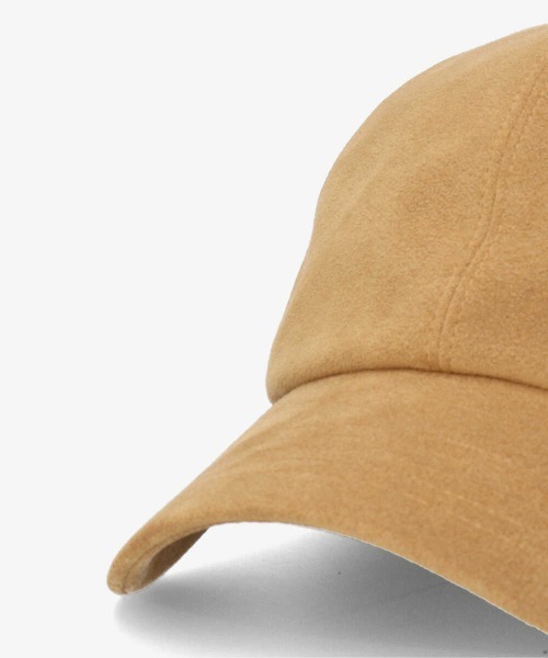 OVERRIDE（オーバーライド）の「OVERRIDE FAKE SUEDE 6P CAP（キャップ・メンズ・ブラック/ベージュ/グリーン/キャメル・57~59cm）」の8枚目の写真