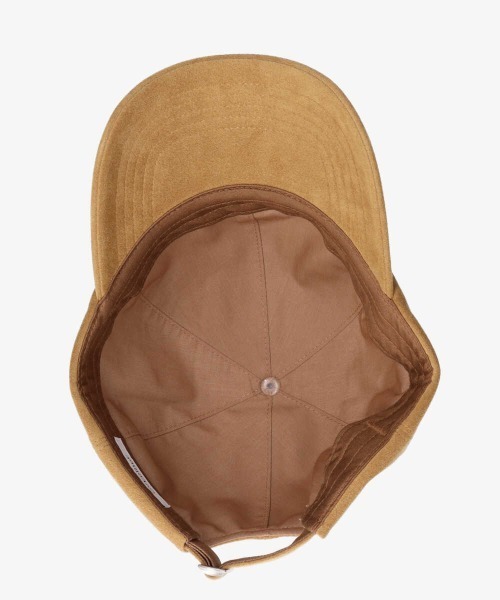 OVERRIDE（オーバーライド）の「OVERRIDE FAKE SUEDE 6P CAP（キャップ・メンズ・ブラック/ベージュ/グリーン/キャメル・57~59cm）」の9枚目の写真