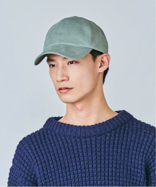 OVERRIDE（オーバーライド）の「OVERRIDE FAKE SUEDE 6P CAP（キャップ・メンズ・ブラック/ベージュ/グリーン/キャメル・57~59cm）」の20枚目の写真