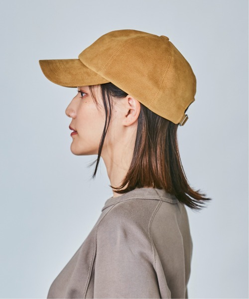 OVERRIDE（オーバーライド）の「OVERRIDE FAKE SUEDE 6P CAP（キャップ・メンズ・ブラック/ベージュ/グリーン/キャメル・57~59cm）」の16枚目の写真