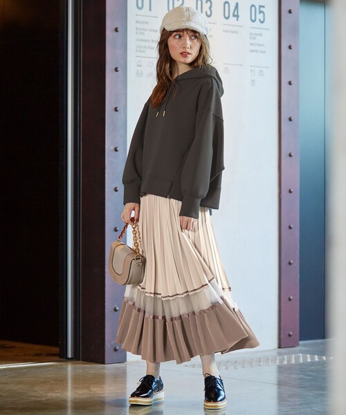 Feroux（フェルゥ）の「【洗える】Nobleプリーツ スカート（スカート・レディース・ベージュ系/ライラック系・2/1）」の12枚目の写真