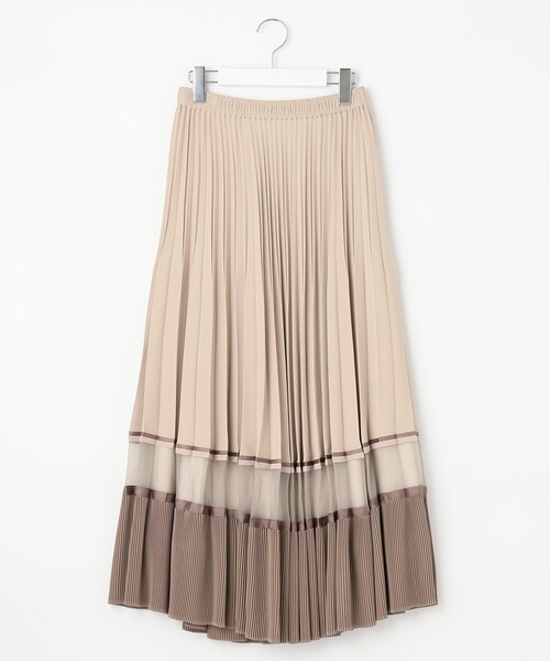 Feroux（フェルゥ）の「【洗える】Nobleプリーツ スカート（スカート・レディース・ベージュ系/ライラック系・2/1）」の5枚目の写真