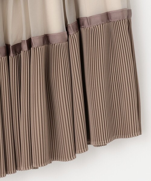Feroux（フェルゥ）の「【洗える】Nobleプリーツ スカート（スカート・レディース・ベージュ系/ライラック系・2/1）」の7枚目の写真