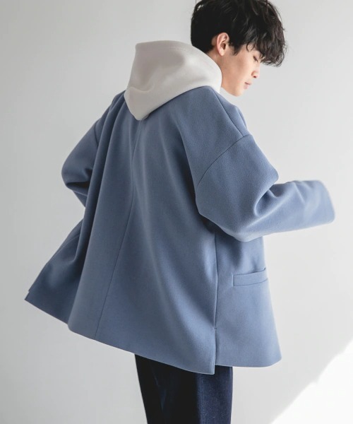 LOWRYS FARM(ローリーズファーム)の「ウールライクノーカラージャケット 950313(ノーカラージャケット・メンズ・ブラウン/オレンジ/グリーン/アイボリー/ブルー・MEDIUM/LARGE)」の20枚目の写真