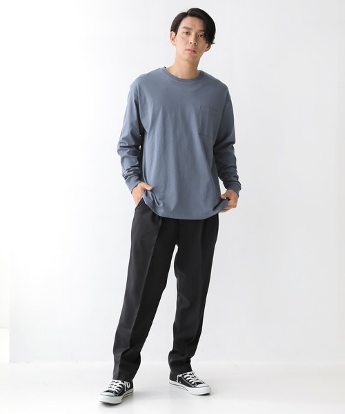 osharewalker（オシャレウォーカー）の「【廃盤】『センタープレステーパードパンツ』（その他パンツ・メンズ・ブラック/キャメル・M/L/XL）」の18枚目の写真