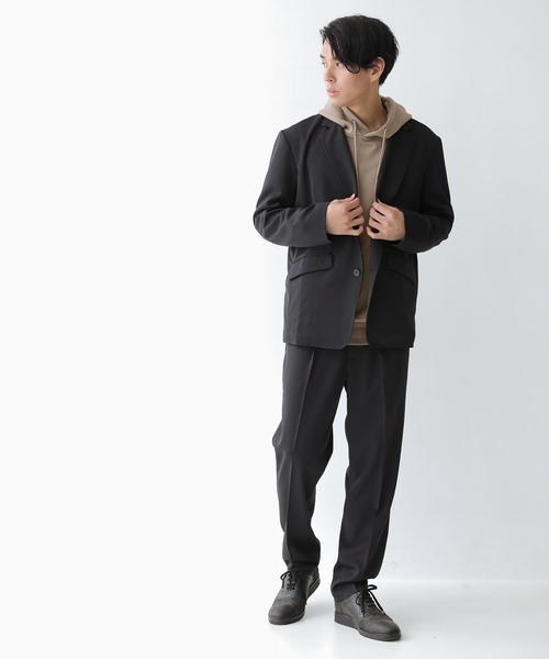 osharewalker（オシャレウォーカー）の「【廃盤】『センタープレステーパードパンツ』（その他パンツ・メンズ・ブラック/キャメル・M/L/XL）」の6枚目の写真