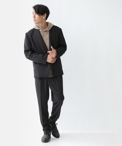 osharewalker（オシャレウォーカー）の「【廃盤】『センタープレステーパードパンツ』（その他パンツ・メンズ・ブラック/キャメル・M/L/XL）」の9枚目の写真