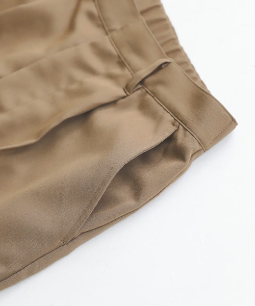 osharewalker（オシャレウォーカー）の「【廃盤】『センタープレステーパードパンツ』（その他パンツ・メンズ・ブラック/キャメル・M/L/XL）」の17枚目の写真